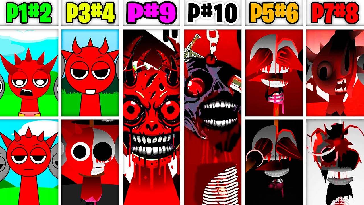 Все фазы в Incredibox Run! Фаза 2 VS Фаза 3 VS Фаза 4 VS Фаза 5 VS Фаза 6 VS Фаза 7-10