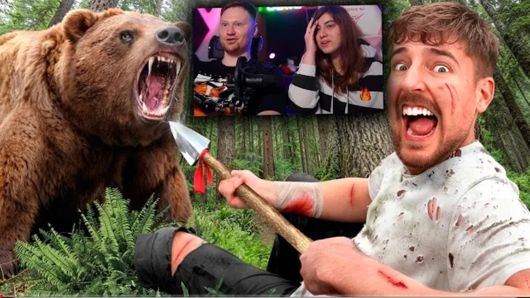 $10,000 За Каждый День Пережитый в Глуши | РЕАКЦИЯ на MrBeast