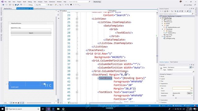 12. Binding Context And Design Time Binding