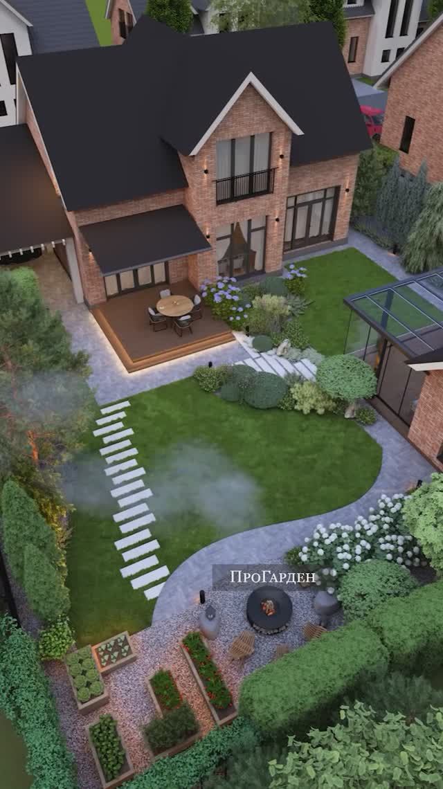 Ландшафтный дизайн участка от ПроГарден 2 серия
