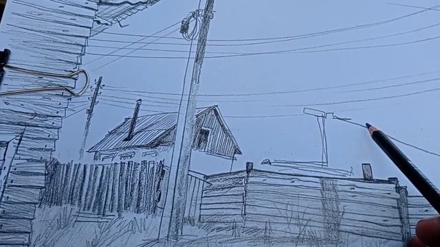 Сельская зарисовка 27.05.2024/3 Тургеневка. Мой круг общения на пленэре 🐮😺🐶🐷🐹