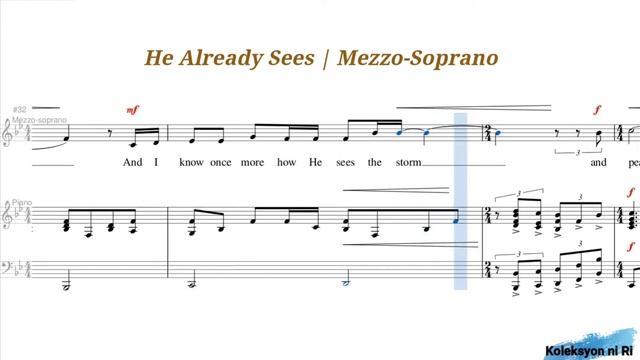 He Already Sees | Mezzo-soprano | Vocal Guide By Sis. Aya Hilario