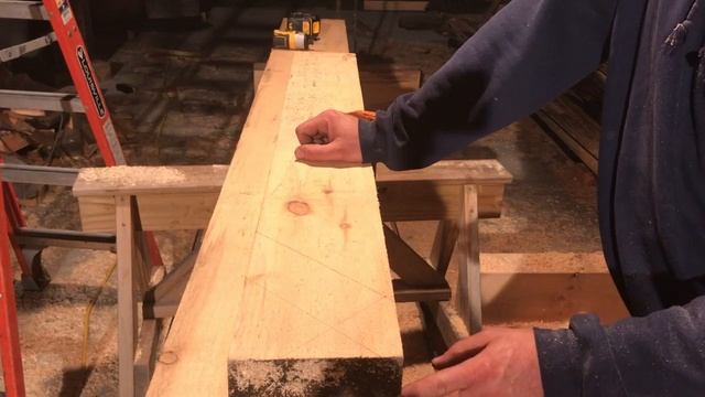 A Timber Frame Vlog #60: Cutting Braces For The Top Plates
