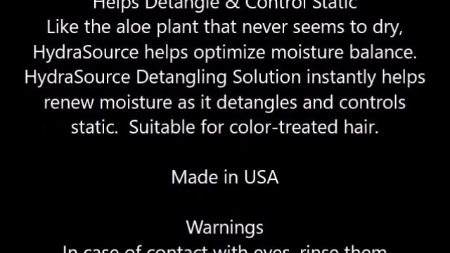 Biolage By Matrix HydraSource Detangling