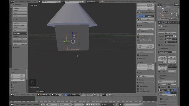 Blender - Modelling A Simple House