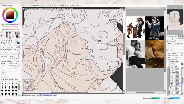 [SAI] Speedpaint | Lop & Svass IV (Commission)