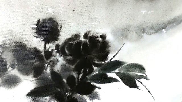 BLACK AND WHITE EASY WITH FUN WATERCOLOR BY ArtExplain
