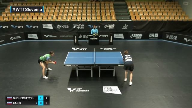Valeria Shcherbatykh Vs Nusa Kadis | WTT Contender Laško 2021 | WS | Qual