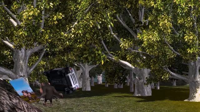 Обезьянка  .находка  в лесу .