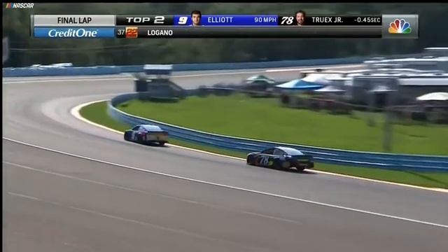 Elliott Locks Down First Win In Monster Energy Series