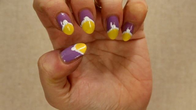 D.I.Y. Purple & Yellow Tribal Nailart - Nailart Tribale Fai Da Te In Lilla E Giallo