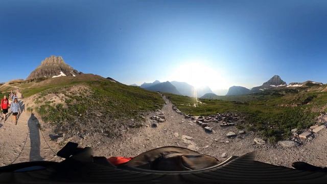Glacier National Park Hidden Lake (Return Hike In 360)