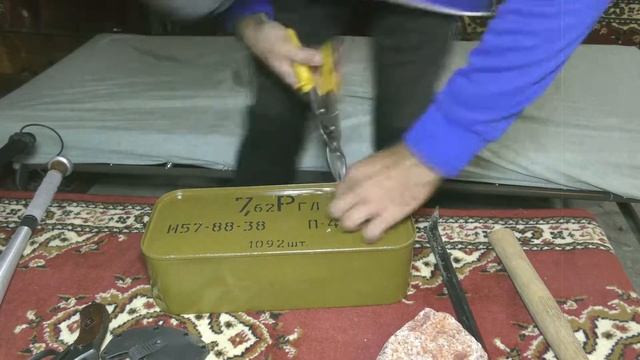 SOVIET AMMO CAN UNBOXING  (GOPNIK NAGANT 7.62X38r)