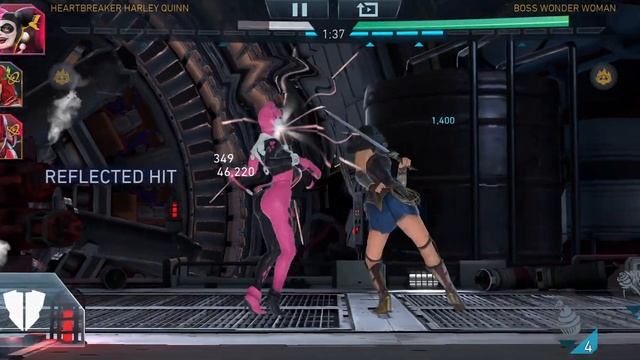 Injustice 2 Mobile - Trying Out LoA Harley With Flash!