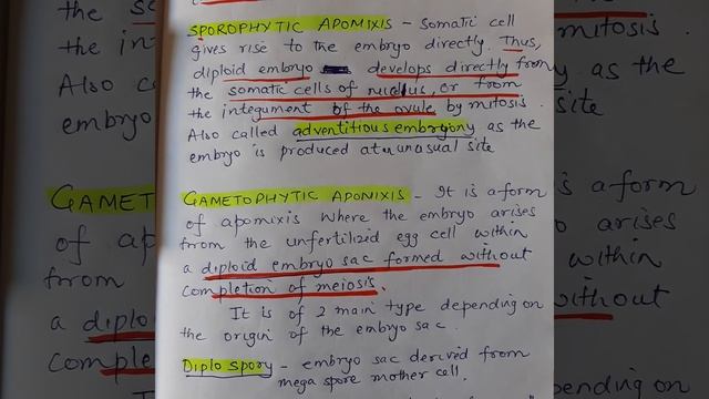 #Apomixis #typesofapomixis #shorts #biologyvocabulary