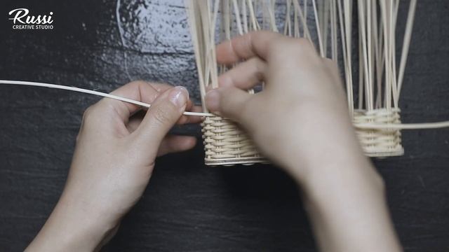라탄 냅킨홀더,냅킨꽂이[라탄공예]취미 수업 온라인클래스86:Rattan Craft : Make Rattan  Basket, Napkinholder, Wicker Craft,can