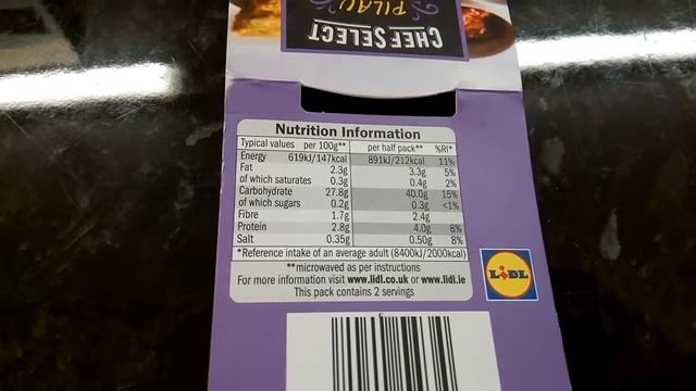 I Lidl ChefSelect Pilau Rice Пилау Райс рис быстрого приготовления Buy In UK England 20191213