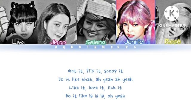 BLACKPINK & SELENA GOMEZ (블랙핑크 & Selena Gomez) Ice Cream (color Coded Lyrics ENG/HAN/ROM)