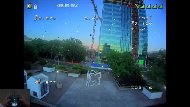 FPV Drone Films Rooftop Murder