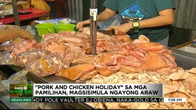 ‘Pork And Chicken Holiday,' Magsisimula Na Ngayong Araw