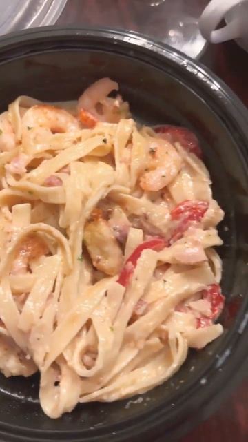 # Chicken & Shrimp Fettuccine# Soup # Dinner