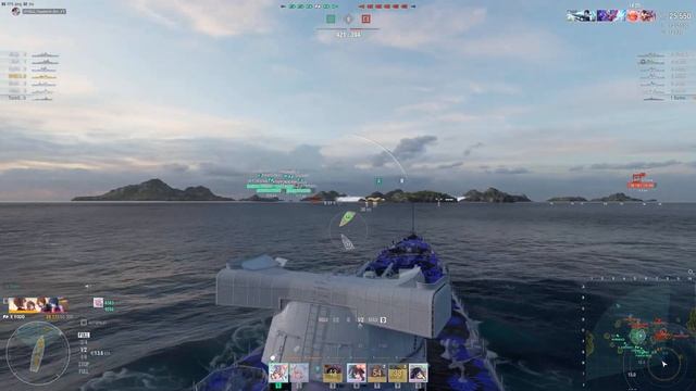 World Of Warships Clan Battle (Season 19) “Barracuda” [4-FUN] Vs [IWP]