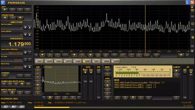 DWET-Santiago City (Philippines) 1179kHz 7/8/22 21:00~UTC - Opening Announcement & National Anthem