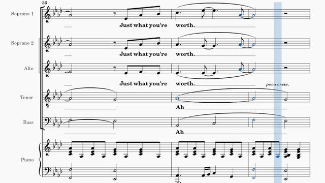 Fix You / TENOR / Choral Guide / Arranged By George Chung