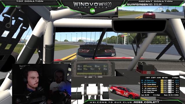 ENASCAR Coca-Cola IRacing Series Round 1/18 At Daytona | 80 Laps