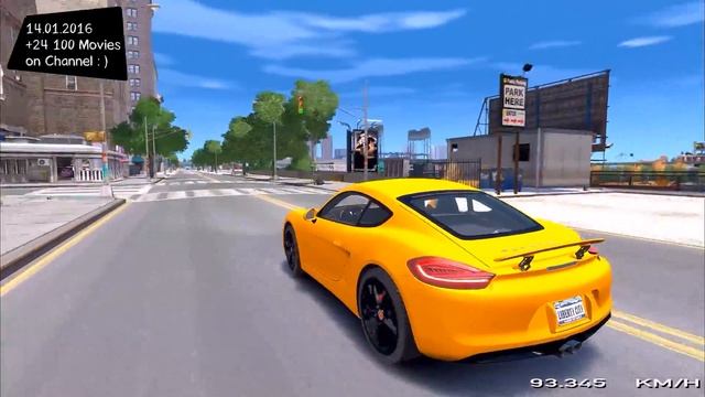 Porsche Cayman S 981 - GTA IV MOD ENB | 2.7K / 1440p ! _REVIEW