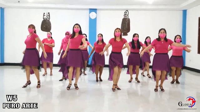 PURO ARTE // LINE DANCE // Choreo CAECILIA M FATRUAN // GDC MERAUKE PAPUA INDONESIA
