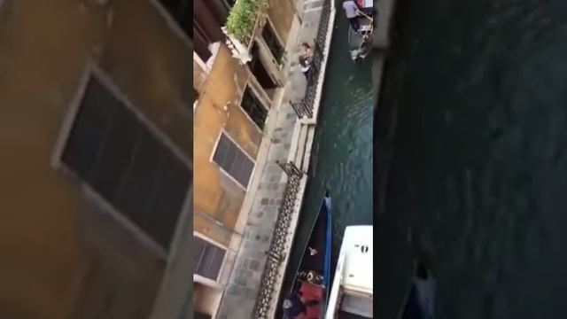 Venice Gondolas From Hotel Saturnia