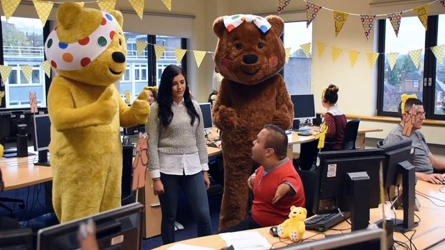 Children In Need - Pudsey Visits Direct Line Group 2018