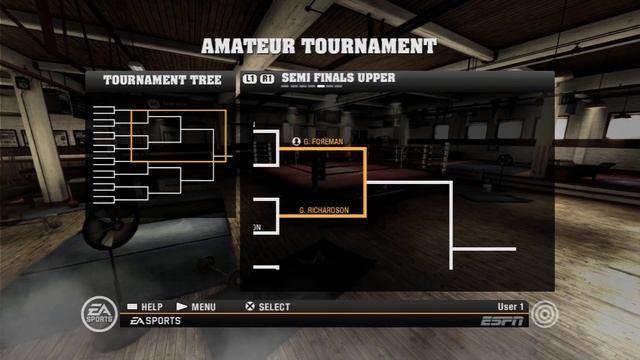 EA Sports Fight Night Night Round 4 - Legacy Mode George Foreman The Legend Begins Part 1