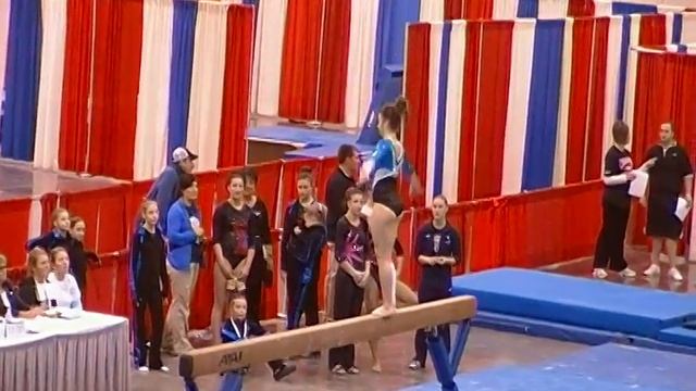 Kasey Pagani 2010 Arnold Classic Beam-Event Finals(Big Save)