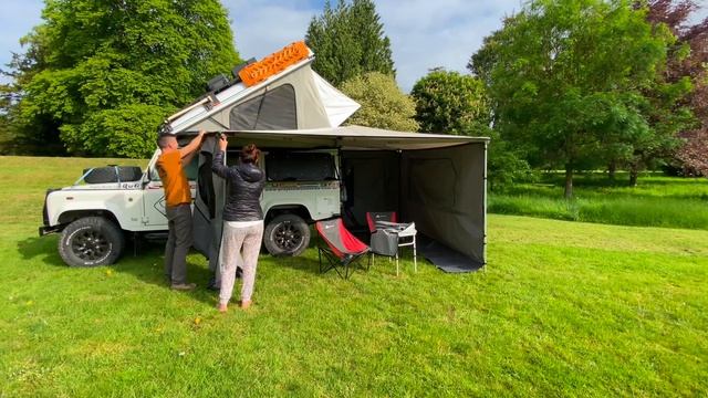 270° Shadow Awning And The Side Wall Kit  @alu_cab Nossa Defender Tem Mais Espaço Agora!!