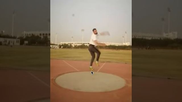Naheed Discus Throw Analysis - Don't Jump And Throw - Www.EliteThrowsCoaching.com