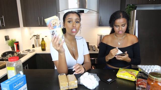 CHICKEN ALFREDO POUTINE?! | COOKING WITH OSH AND AKELA EP. 2