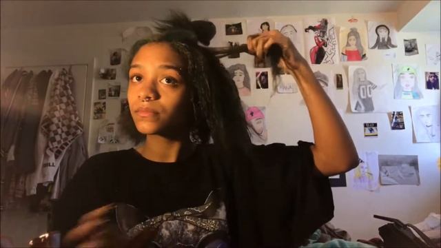 Split Hair Dye & Dying My Eyebrows