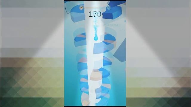 Раскрасил все платформы в краску ! В игре Helix Jump .