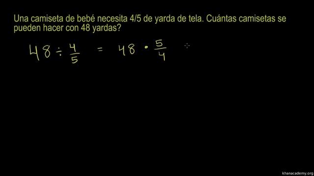 Problema Escrito De División De Fracciones