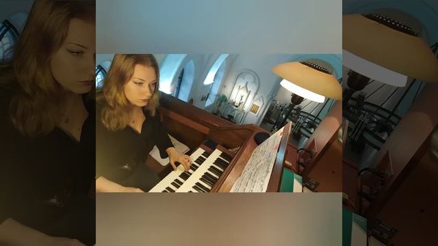 Отрывок репетиции J. S. Bach - Preludium H-moll BWV 544 #bach #orgelmusic #classicalmusic