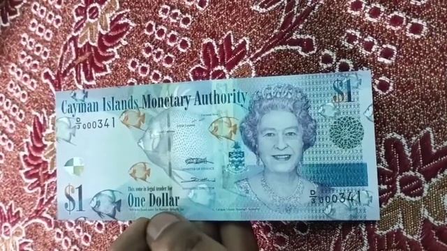 World Banknote : Cayman Island Dollar !!