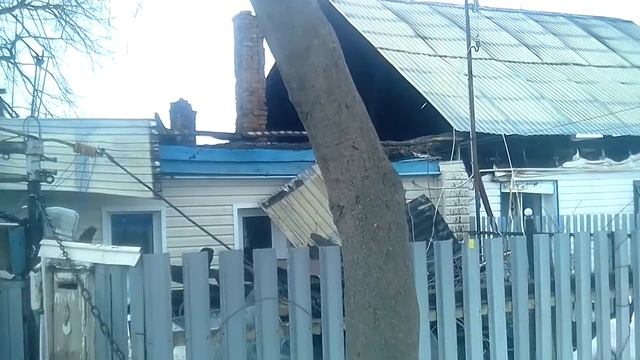 В Похвистнево у пенсионера сгорела крыша дома