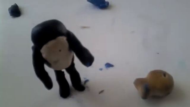 Котик из пластилина