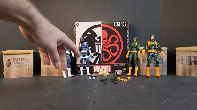 Marvel Legends Shield And Hydra Troop Builder Two Pack