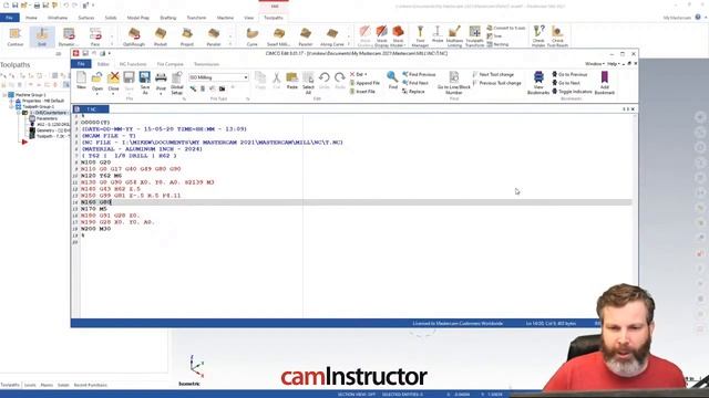 G-Code Editors In Mastercam