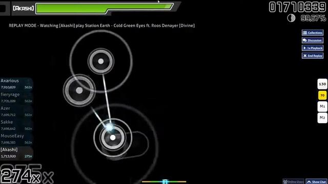 Station Earth - Cold Green Eyes Ft. Roos Denayer[Divine] • FC • 99.83% • 181pp