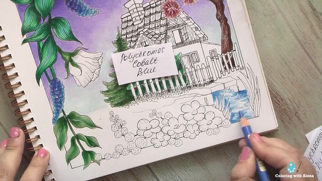 Rose Cottage. Part 2 #Coloring In 'Chaloupkovánky' #adultcoloring #раскрашиваю