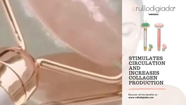 Viberbox - Electric Jade E Rose Quartz Roller For A Beautiful Skin